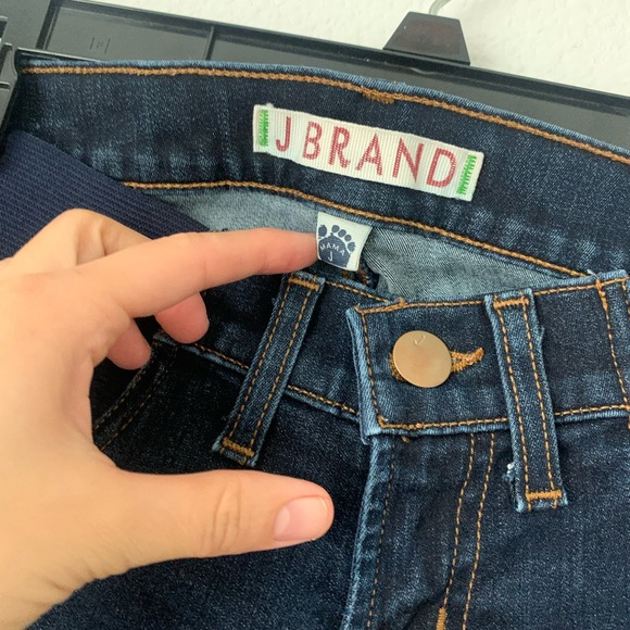 J Brand 24 Maternity Blue Skinny Jeans Starless - Picture 3 of 7